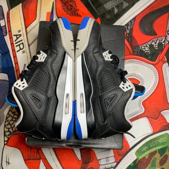 Nike Air Jordan 4 Retro GS "Alternate Motorsport" - Picture 3 of 7